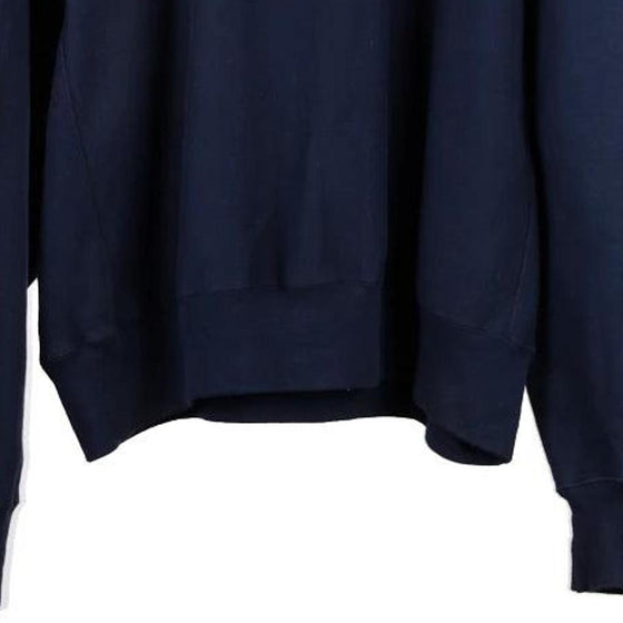 Vintage navy Reverse Weave Champion Sweatshirt - mens x-large