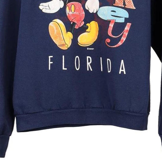 Vintage blue Mickey Mouse Florida Mickey Unlimited Sweatshirt - womens large