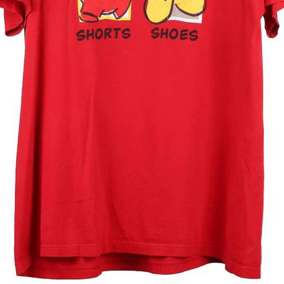 Vintage red Mickey Mouse Mickey Inc T-Shirt - mens x-large