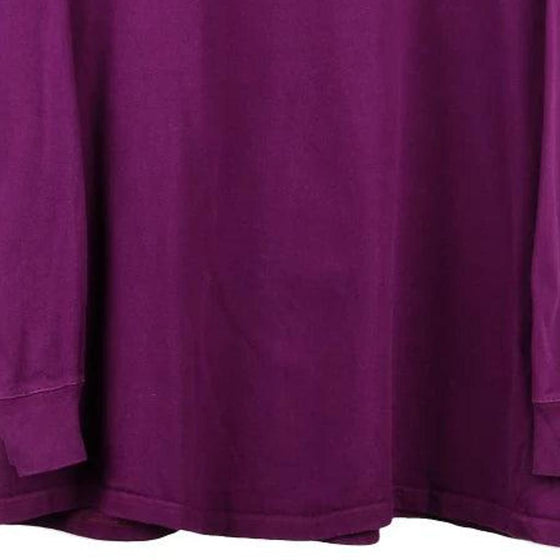 Vintage purple Champion Long Sleeve T-Shirt - mens xx-large