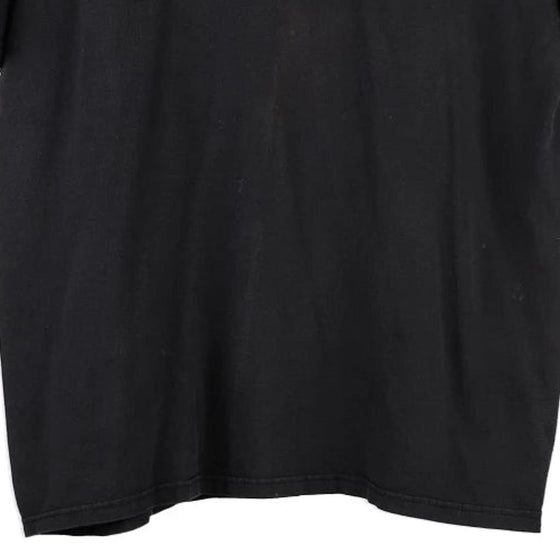 Vintage black Hanes T-Shirt - mens x-large