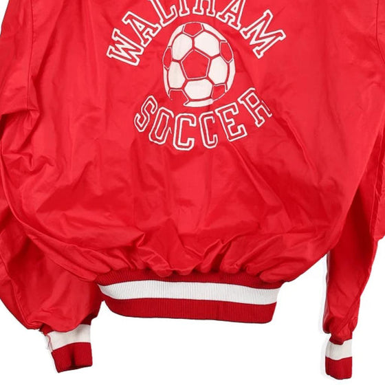 Vintage red Waltham Soccer Delong Windbreaker - womens x-large