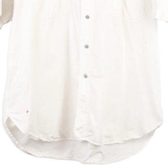 Vintage white Casucci Short Sleeve Shirt - mens x-large