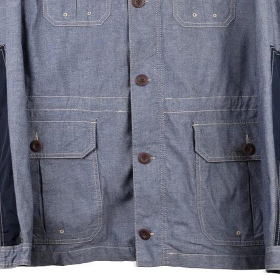 Vintage blue Tommy Hilfiger Jacket - mens medium