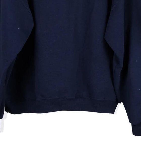 Vintage navy Russell Athletic Sweatshirt - mens x-large