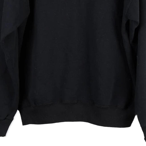 Vintage black Tultex Sweatshirt - mens large