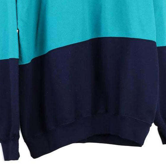Vintage blue Cheetah Sweatshirt - mens large