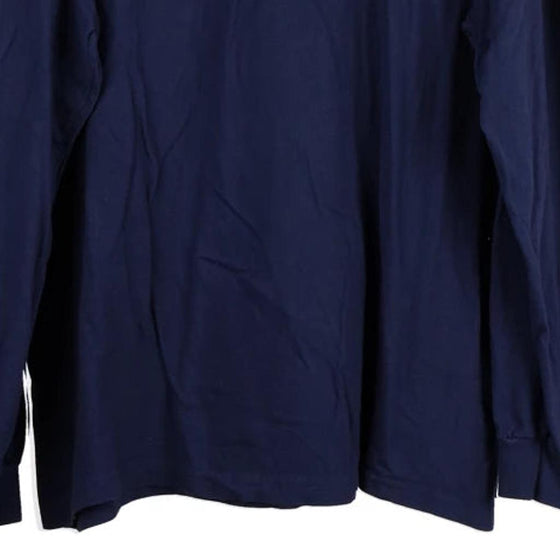 Vintage navy Ralph Lauren Long Sleeve T-Shirt - mens x-large