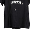 Vintage black Adidas T-Shirt - mens medium