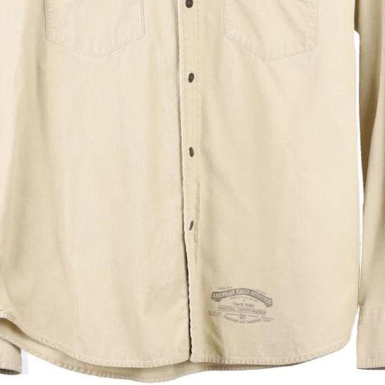 Vintagecream American Eagle Cord Shirt - mens medium