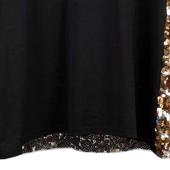Vintage black Unbranded Sequin Dress - womens medium