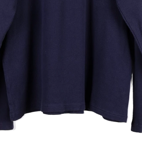 Vintage blue New England Patriots Nfl Long Sleeve T-Shirt - womens x-large