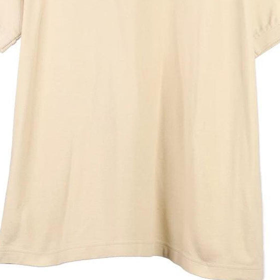 Vintage cream Diadora Polo Shirt - mens large