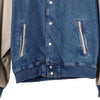 Vintage blue Id Wear Varsity Jacket - mens medium