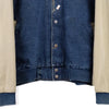 Vintage blue Unbranded Varsity Jacket - mens x-large