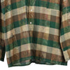 Vintage green Jivago Patterned Shirt - mens medium