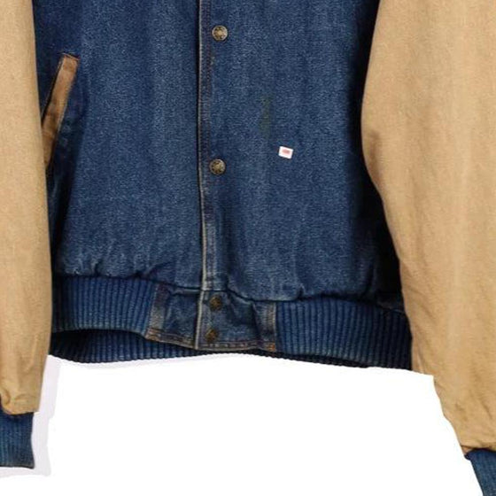Vintageblue Turning Point Varsity Jacket - mens large