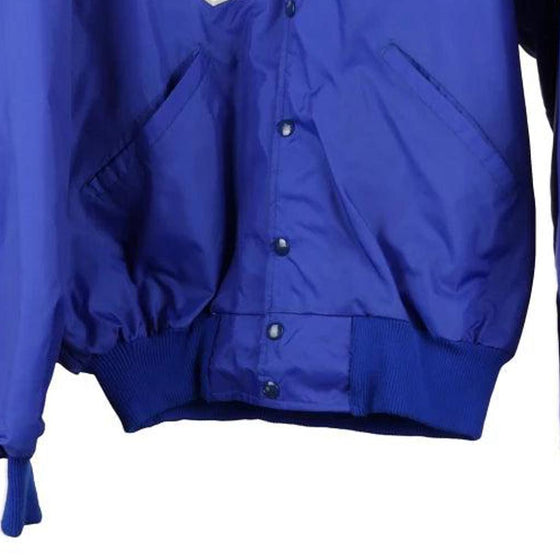 Vintage blue Marion Fire Dept Delong Varsity Jacket - womens medium