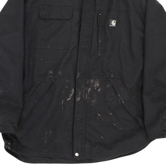 Carhartt Jacket - XL Black Nylon - Thrifted.com