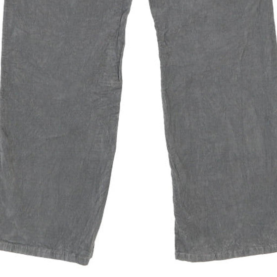 Vintage grey Calvin Klein Cord Trousers - womens 34" waist