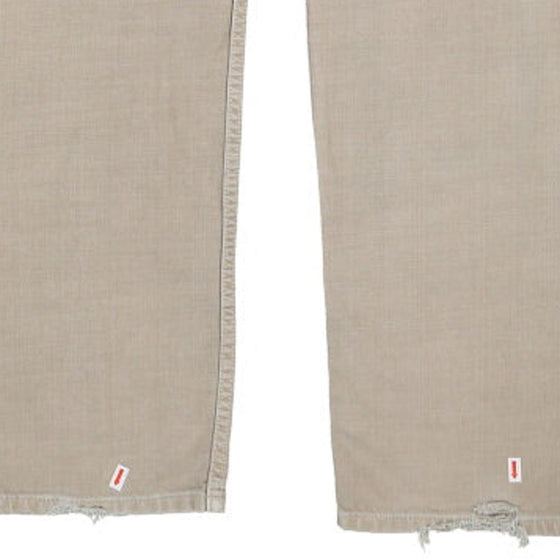 Vintage beige 505 Levis Jeans - mens 36" waist