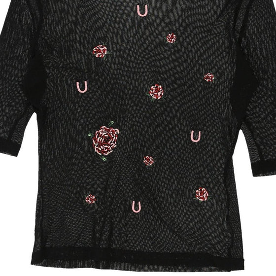 Vintage black Emanuel Ungaro T-Shirt - womens small