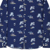 Vintage blue Nautica Patterned Shirt - mens large