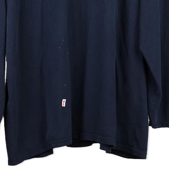 Vintage navy Ralph Lauren Long Sleeve T-Shirt - mens large