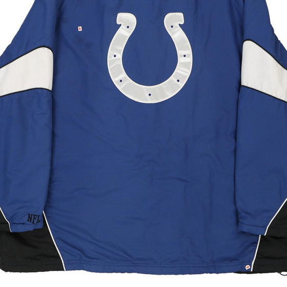 Vintage blue Indianapolis Colts Nfl Coat - mens xxxx-large