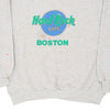 Vintage grey Hard Rock Café Boston Hanes Sweatshirt - womens x-large