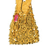 Vintage yellow Ruiyige Sequin Dress - womens small