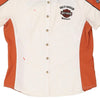 Vintage white Harley Davidson Short Sleeve Shirt - womens medium