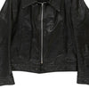 Vintage black Rosa Guiseppe Leather Jacket - womens medium