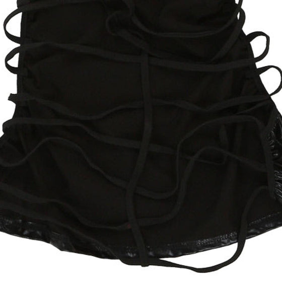 Vintage black Unbranded Halterneck Top - womens x-small