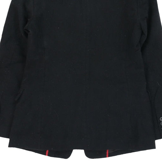Dondup Blazer - Medium Black Wool Blend - Thrifted.com