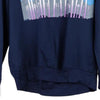 Vintage navy Winter Park Colorado Western Shirt Line Sweatshirt - womens medium