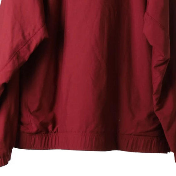 Vintage burgundy Adidas Jacket - mens medium