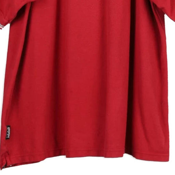 Vintage red Alanta Braves Starter Polo Shirt - mens large