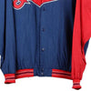 Vintage blue Cleveland Indians Starter Jacket - mens x-large