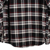 Vintage black G.H. Bass & Co Flannel Shirt - mens medium