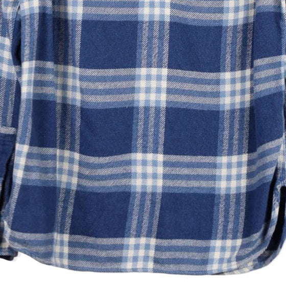 Vintage blue Wallace & Barnes Flannel Shirt - mens medium