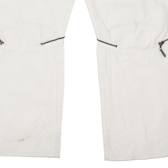 Vintage white Just Cavalli Trousers - mens 34" waist