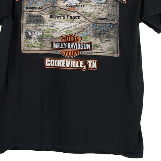 Vintage black Cookeville Tennessee Harley Davidson T-Shirt - mens medium