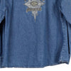 Vintage blue Harley Davidson Denim Shirt - womens medium