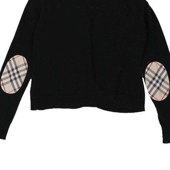 Vintage black Age 8 Years Burberry Cardigan - girls small