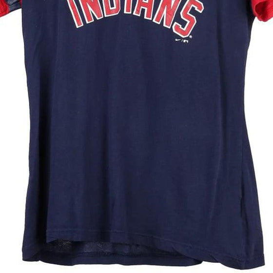 Vintage navy Indians Nike T-Shirt - womens large