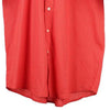 Vintage red Ralph Lauren Short Sleeve Shirt - mens x-large