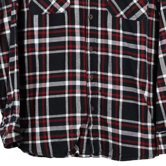 Vintage black Wrangler Flannel Shirt - mens medium