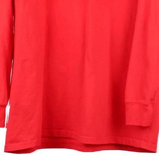 Vintage red Champion Long Sleeve T-Shirt - mens x-large
