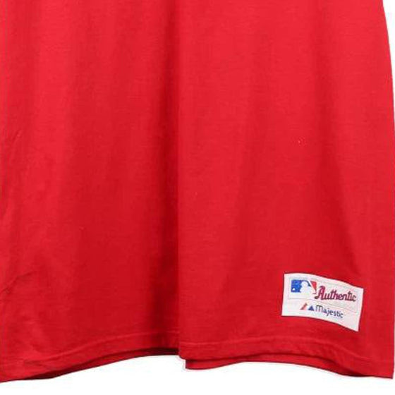 Vintage red Boston Red Sox Majestic T-Shirt - mens medium